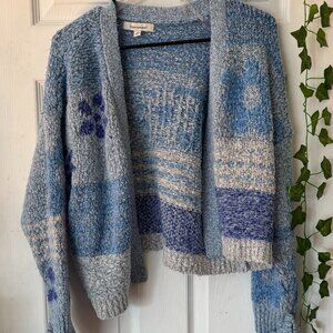 Francescas Blue Cardigan - OG PRICE 50.00